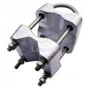 Uchwyt krzyżowy do anteny 0300066/00, odlewa z aluminium, 25-50 mm